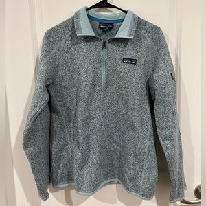 Patagonia Women’s Better Sweater Quarter Zip Pullover Size Medium